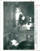 21st-Centur bounty hunter Mick Jagger as Vacendak is confronted by Emilio Estevez as Alex in 1992's film "Freejack" - Vintage Photograph