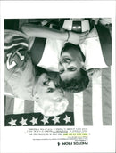 Angelo Abela and Andy Smart are the new presenters of American Football. - Vintage Photograph