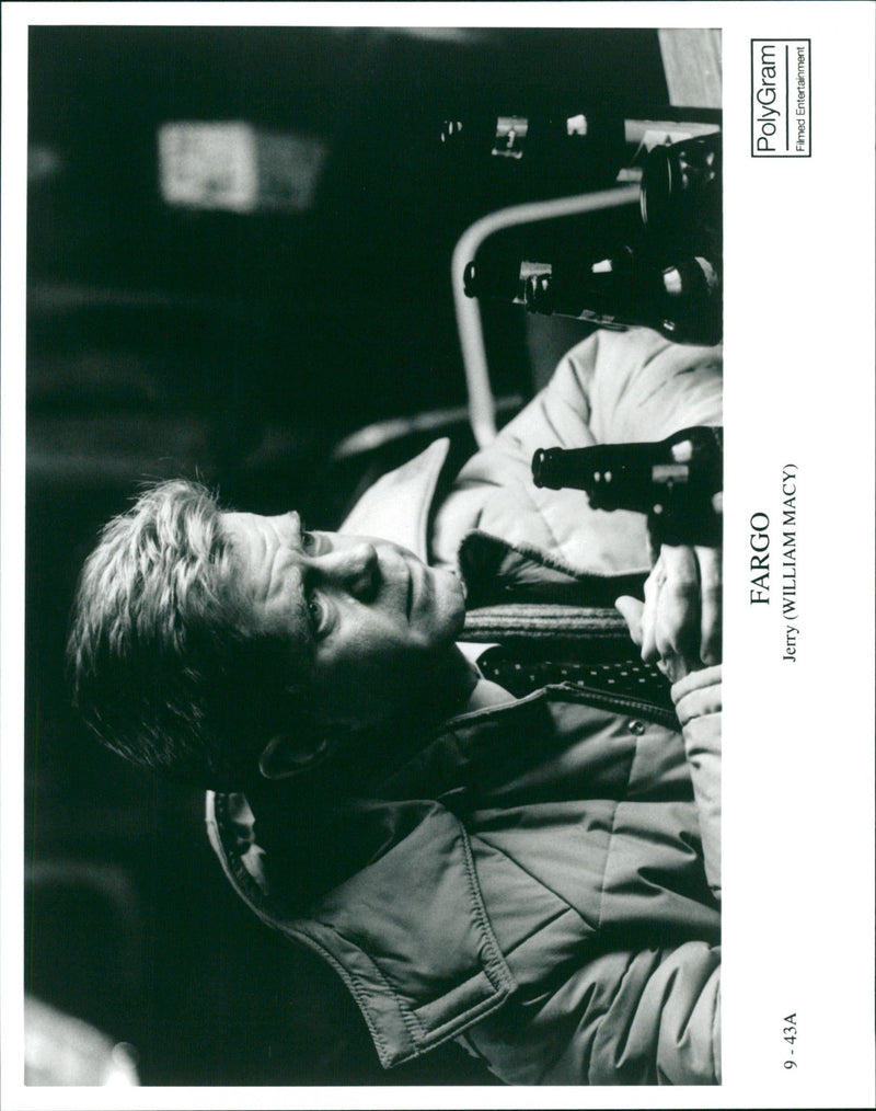 Close up of William H. Macy star as Jerry in 1996's film "Fargo" - Vintage Photograph