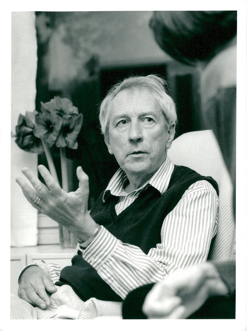 Tomas TranstrÃ¶mer, poet - Vintage Photograph