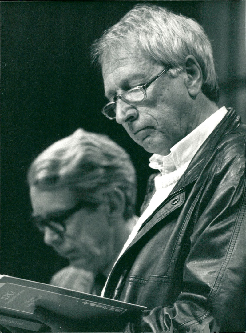 Tomas TranstrÃ¶mer, poet - Vintage Photograph