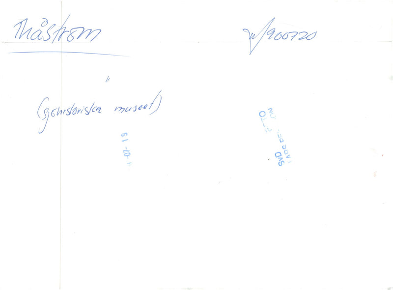 Joakim Thåström during a concert at the Maritime Museum - Vintage Photograph