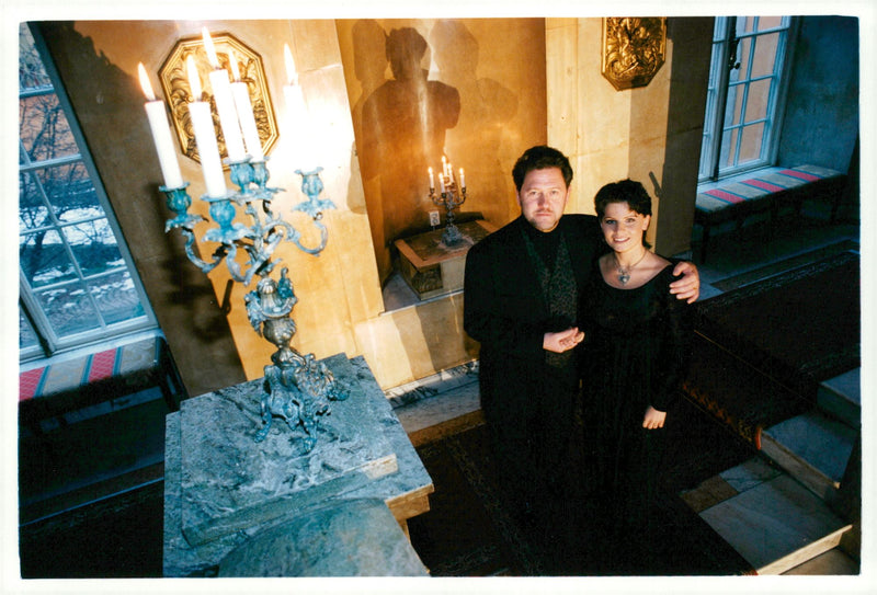 Carola and Tommy KÃ¶rberg play Maria and Mr. von Trapp in the Sound of Music at GÃ¶ta Lejon - Vintage Photograph