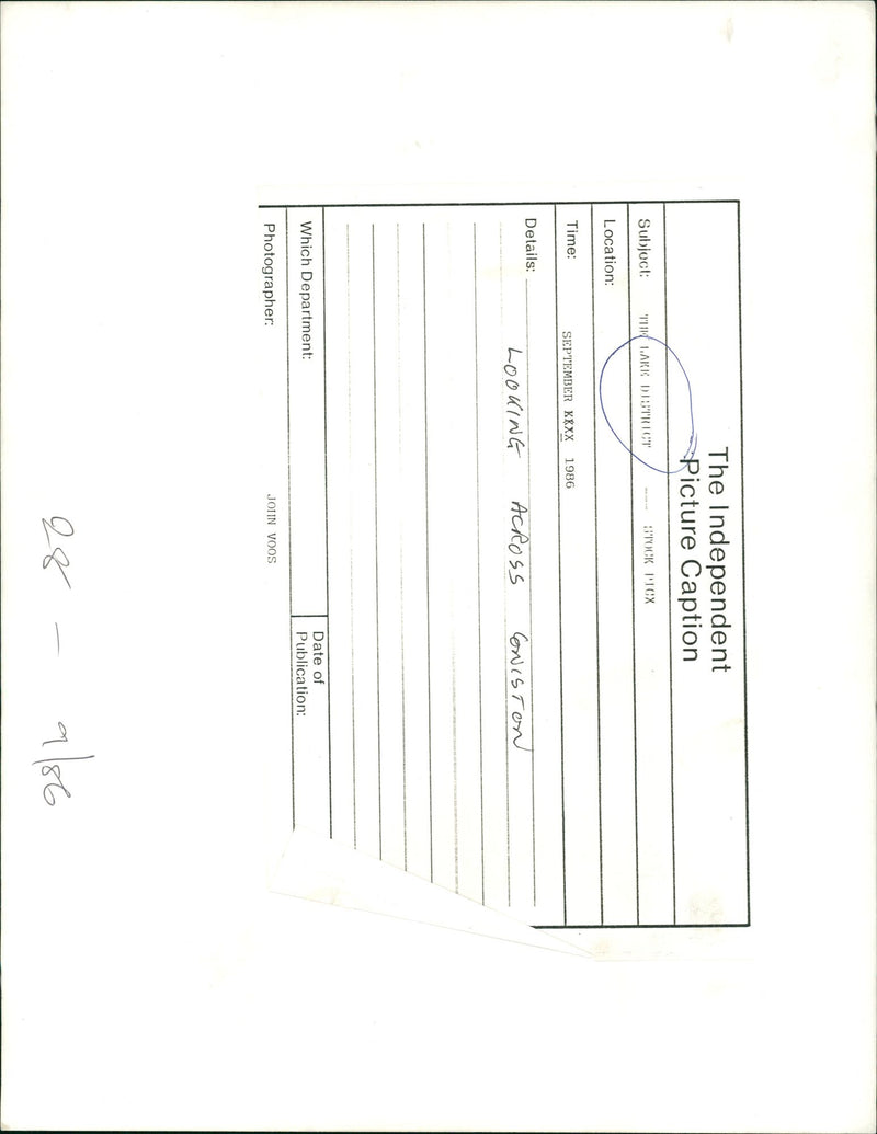 Looking across Coniston. - Vintage Photograph