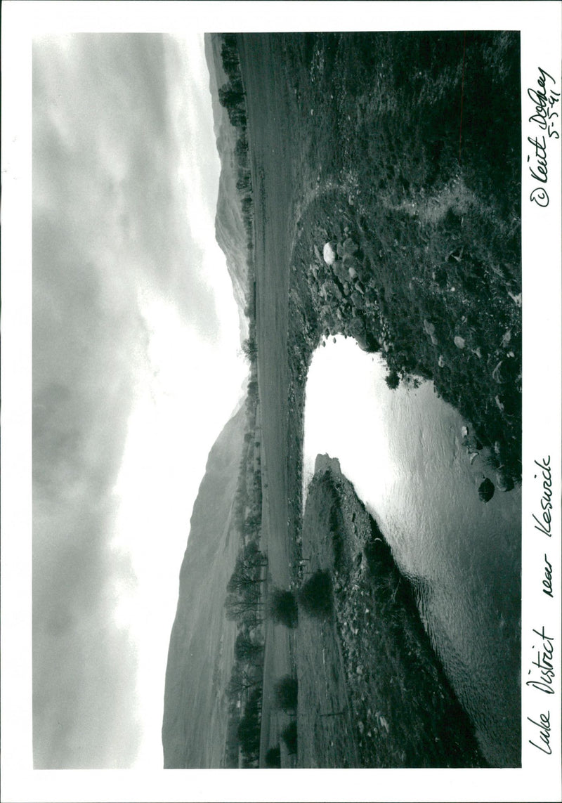 Lake District near Keswick. - Vintage Photograph