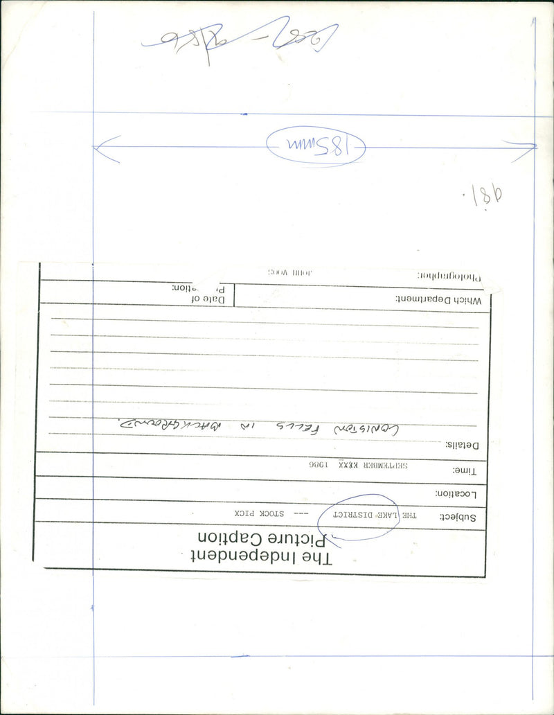 Coniston Fells in background. - Vintage Photograph
