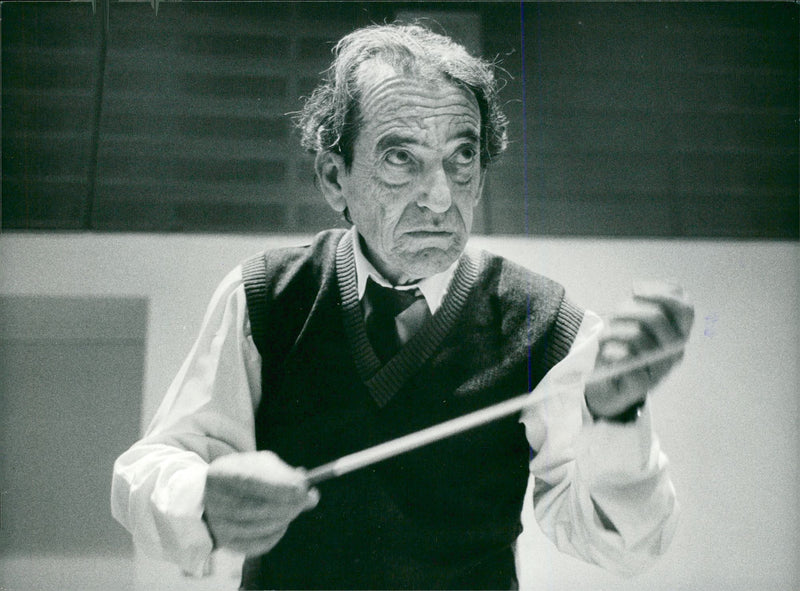 Hungarian Concert House Manager Andras Mihaly - Vintage Photograph