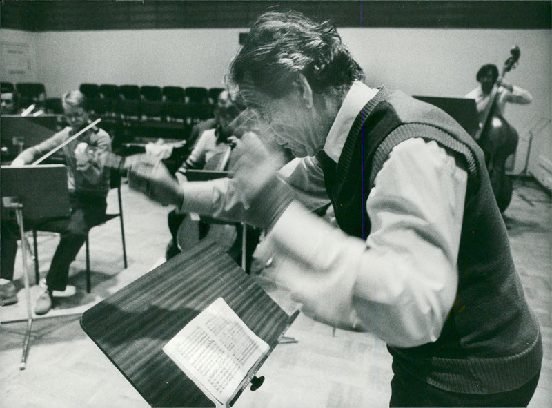 Hungarian Concert House Manager Andras Mihaly - Vintage Photograph