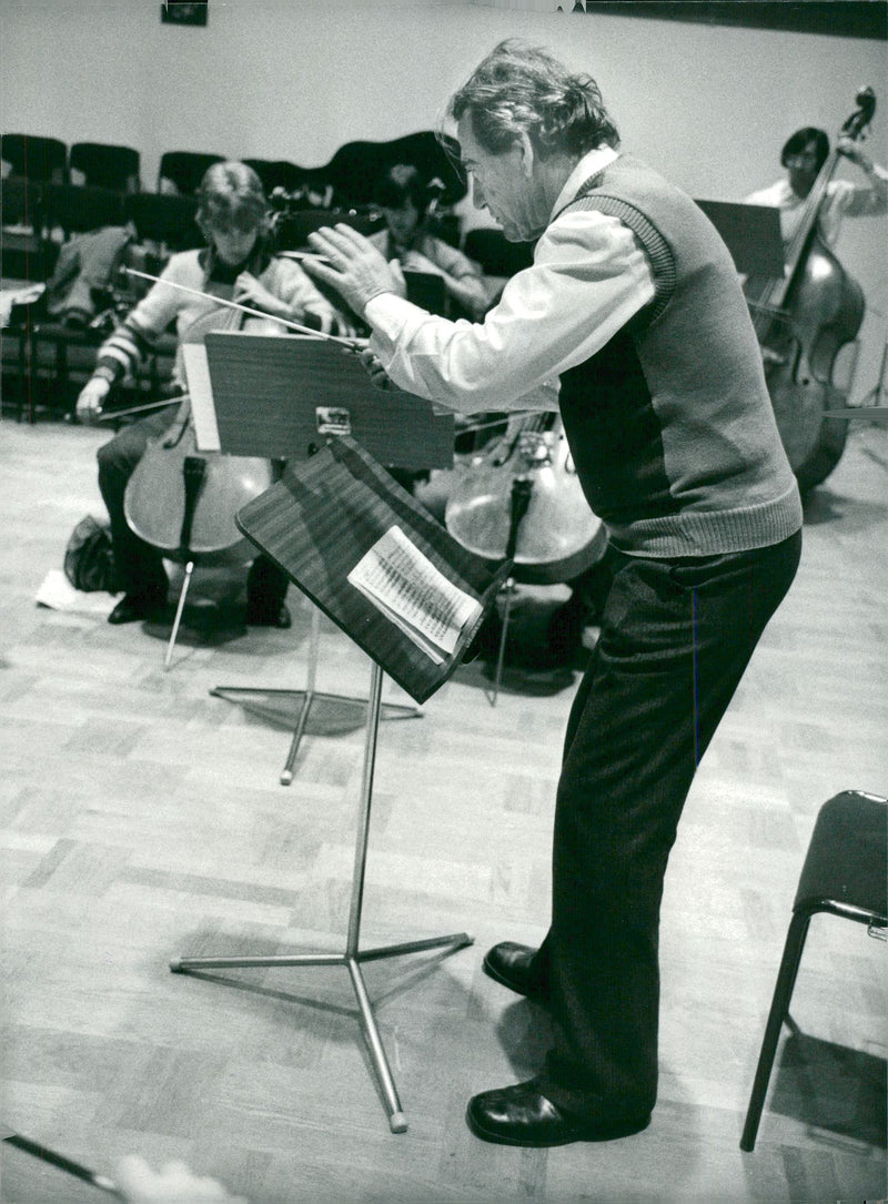 Hungarian Concert House Manager Andras Mihaly - Vintage Photograph