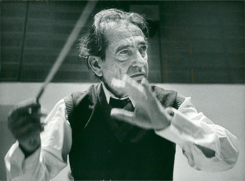 Hungarian Concert House Manager Andras Mihaly - Vintage Photograph