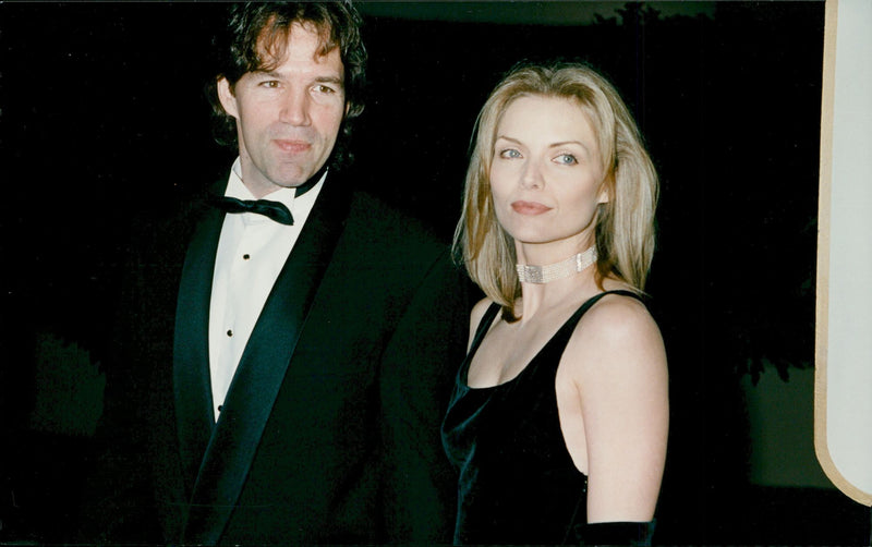 Scriptwriter David E. Kelley along with his wife Michelle Pfeiffer - Vintage Photograph