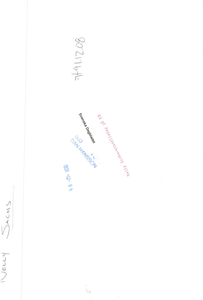 The writer Nelly Sach&