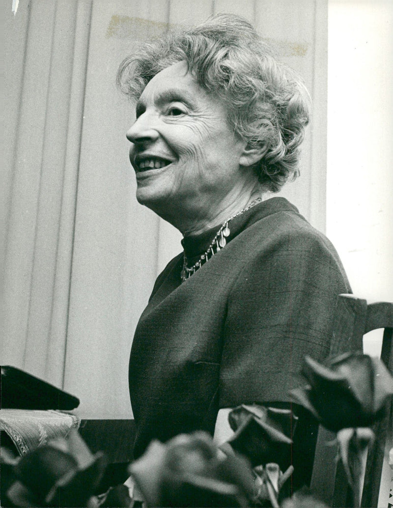 Författaren Nelly Sachs - Vintage Photograph