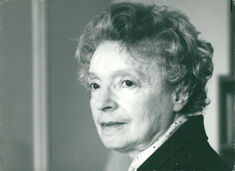 Författaren Nelly Sachs - Vintage Photograph