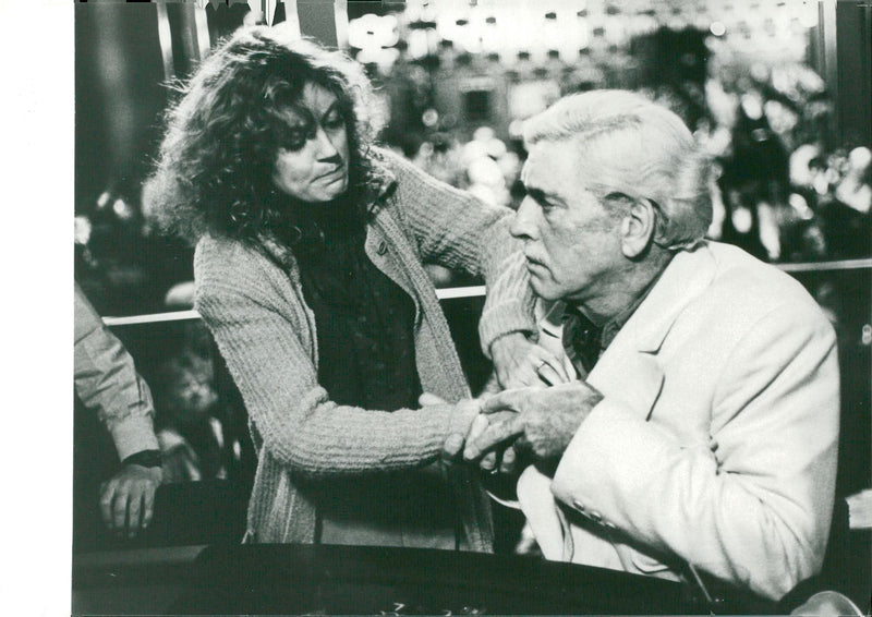 Susan Sarandon and Burt Lancaster in &quot;Atlantic City&quot; - Vintage Photograph