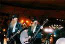 Concert picture at ZZ Top during a gig at the Roskilde Festival. - Vintage Photograph