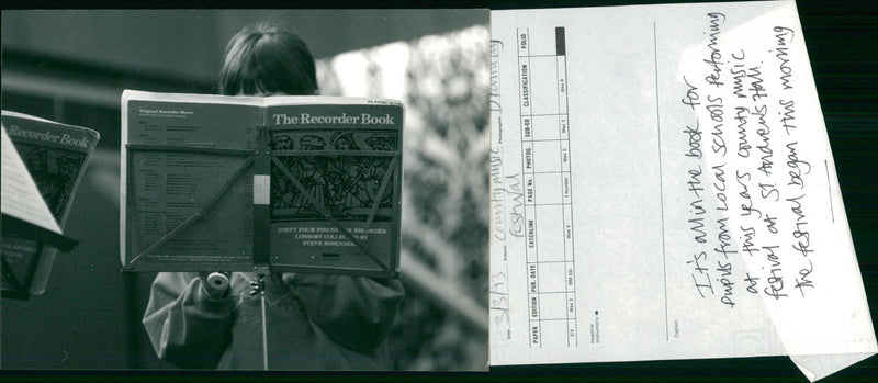 County Music Festival at St. Andrews Hall. - Vintage Photograph