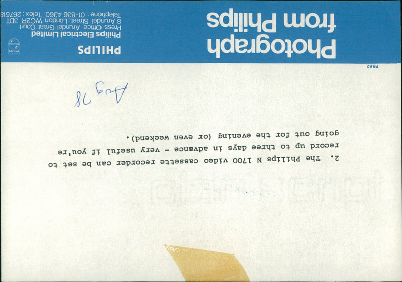 COMPANY PRODUCER ARTIST MUSIC PRESS - Vintage Photograph