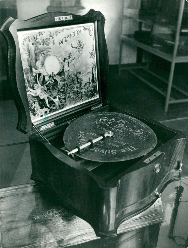 Music box. - Vintage Photograph