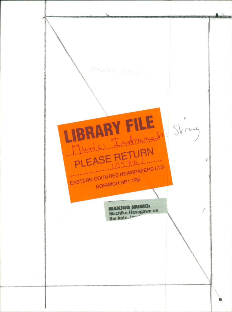 Musical Instrument String - Vintage Photograph