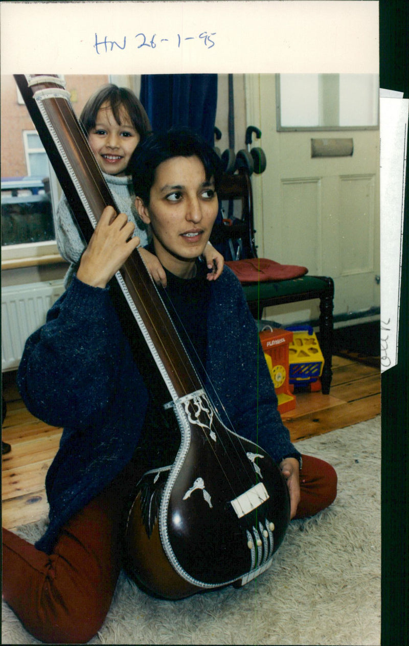 'Tanpura' Musical String - Vintage Photograph