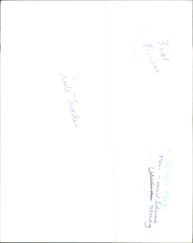 Musical Instrument String - Vintage Photograph