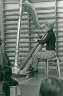'Harp' Musical String - Vintage Photograph