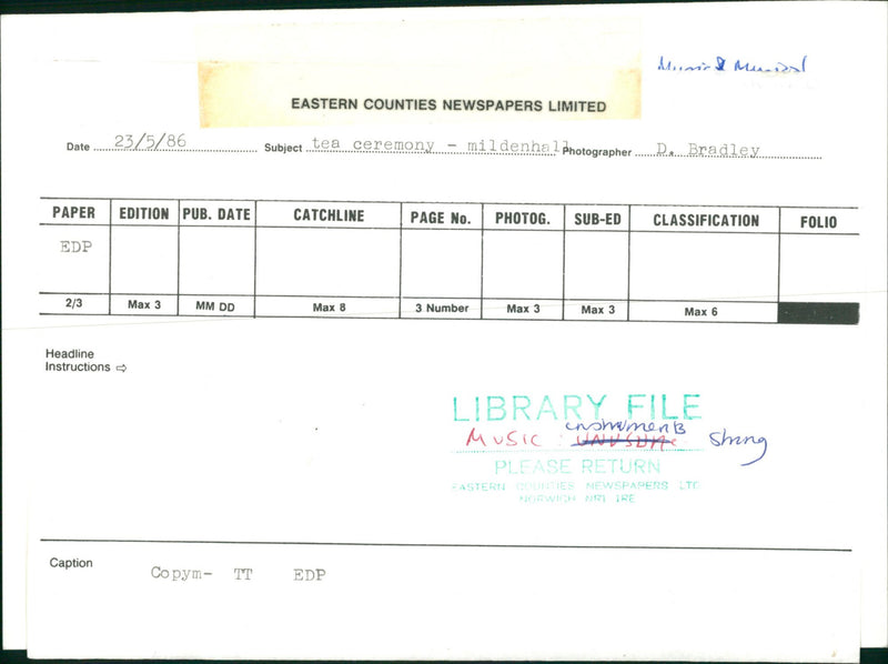 Musical Instrument String - Vintage Photograph