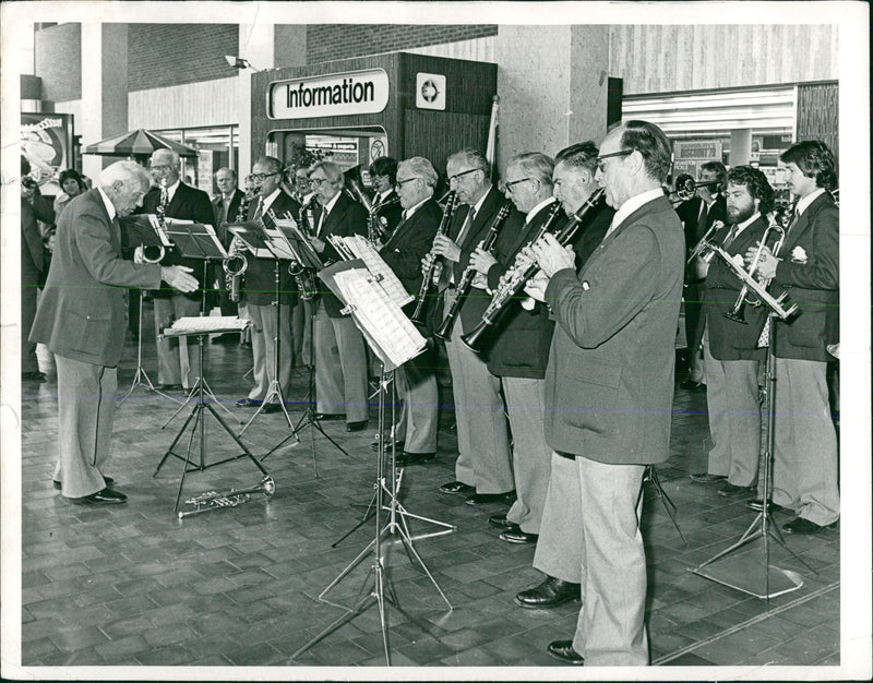 THE Arthur Delamont concert band - Vintage Photograph