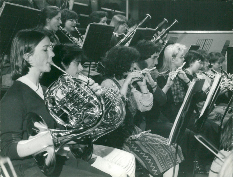 1980 BAND MUSIC - Vintage Photograph