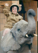 Animal Circus, Elephant - Vintage Photograph