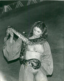 Circus Animal, Snake - Vintage Photograph