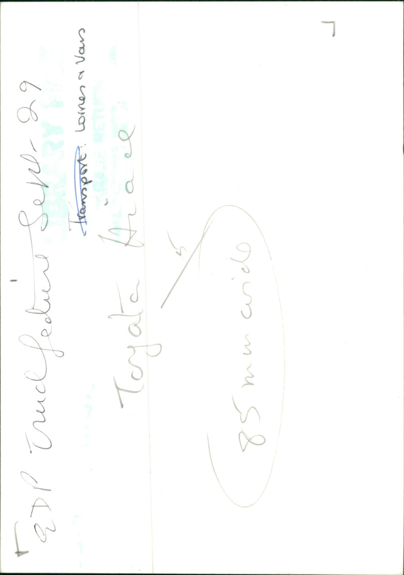 View of Toyota Hi-Ace. - Vintage Photograph