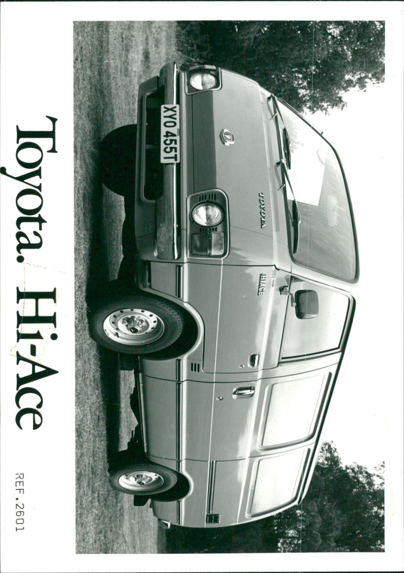 View of Toyota Hi-Ace. - Vintage Photograph