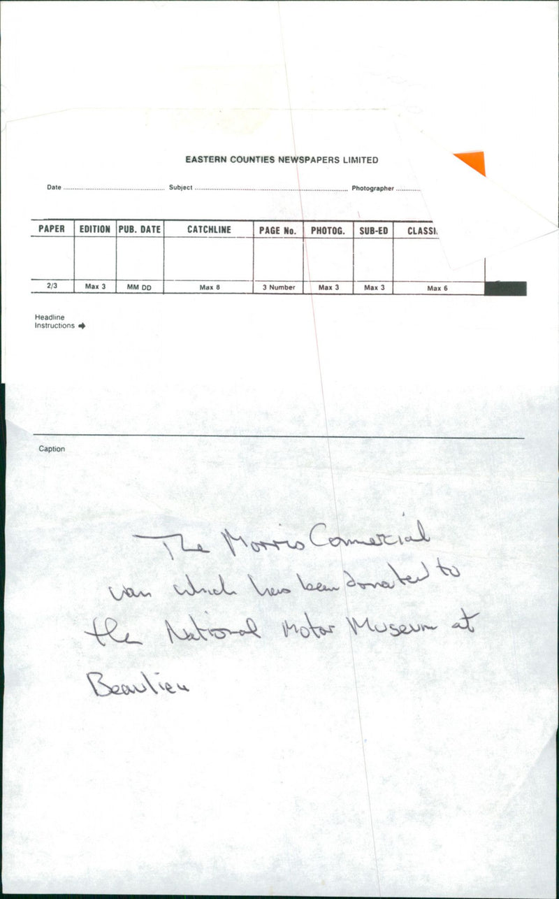 Truck. - Vintage Photograph