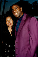 The bass player Earvin &quot;Magic&quot; Johnson - Vintage Photograph