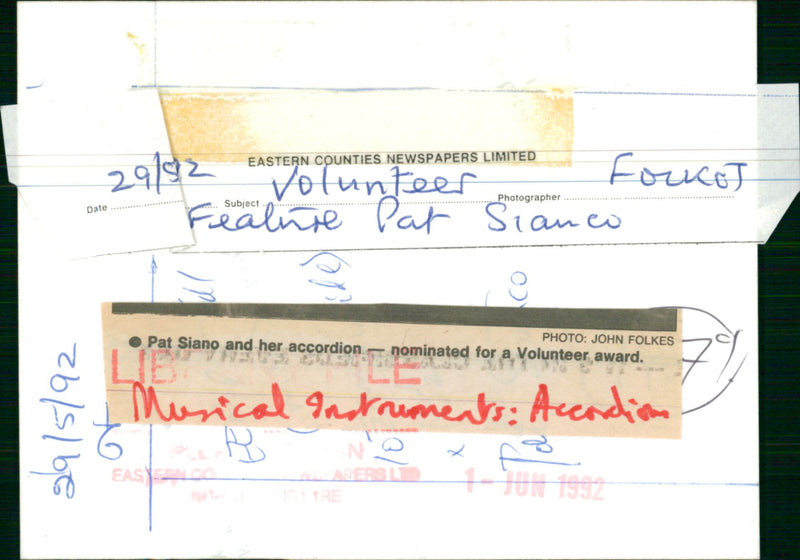 Musical Instruments - Vintage Photograph