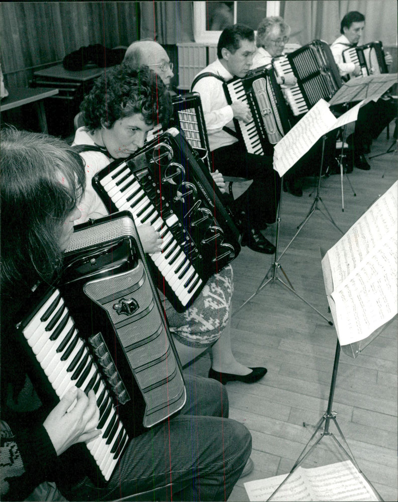 Musical Instruments - Vintage Photograph