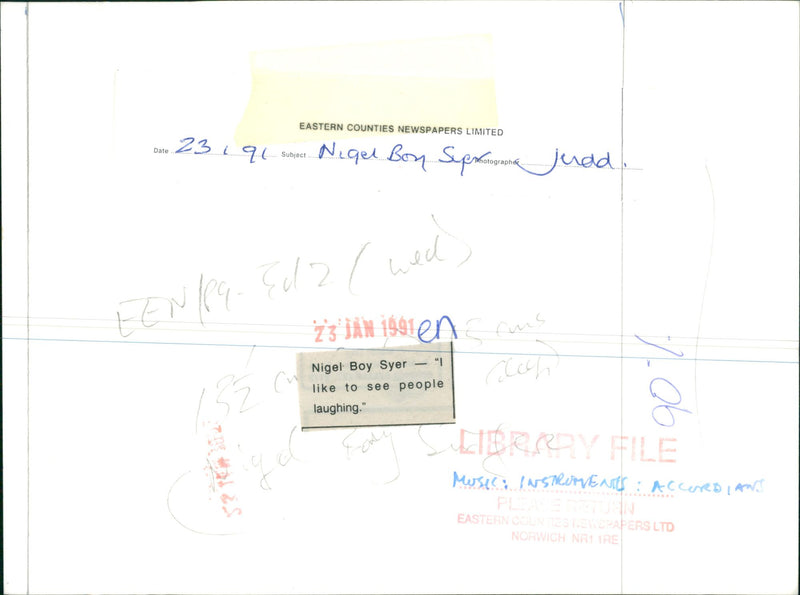 Musical Instruments - Vintage Photograph