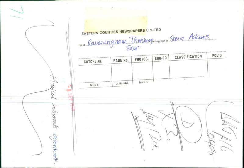 Musical Instruments - Vintage Photograph