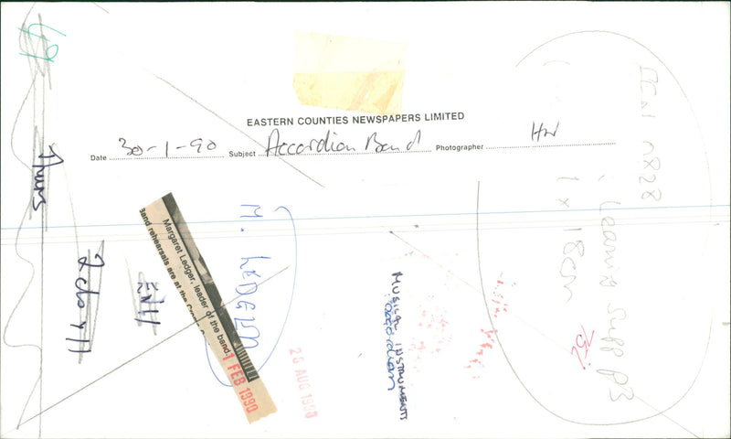 Musical Instruments - Vintage Photograph