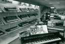 Keyboards at Allens Music Centre - Vintage Photograph