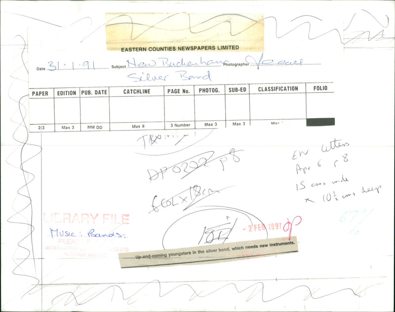 MUSIC INSTRUMENTS - Vintage Photograph