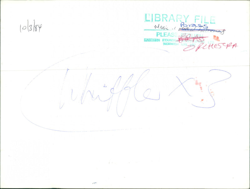 MUSIC INSTRUMENTS - Vintage Photograph