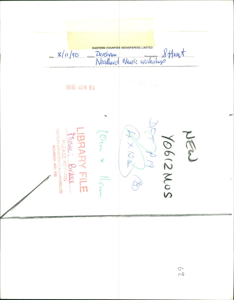 MUSIC INSTRUMENTS - Vintage Photograph