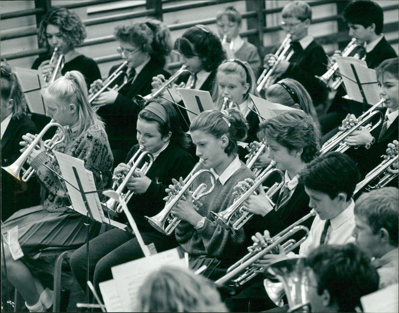 MUSIC INSTRUMENTS - Vintage Photograph