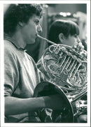MUSIC INSTRUMENTS - Vintage Photograph