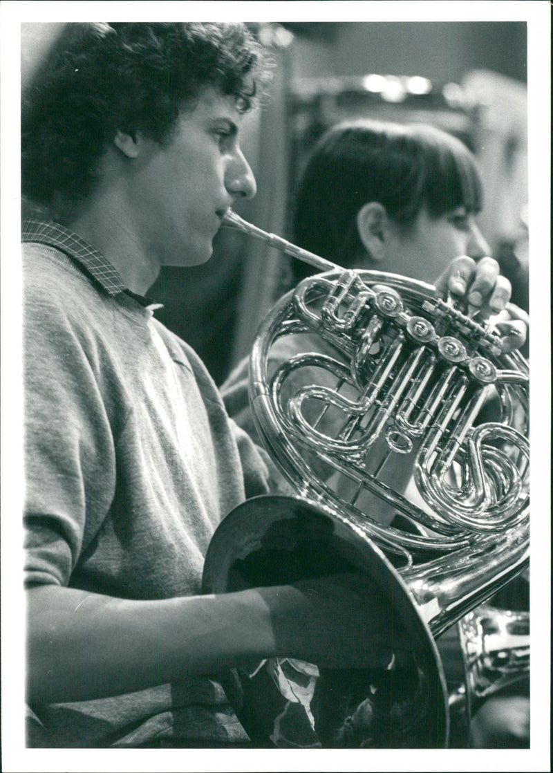 MUSIC INSTRUMENTS - Vintage Photograph