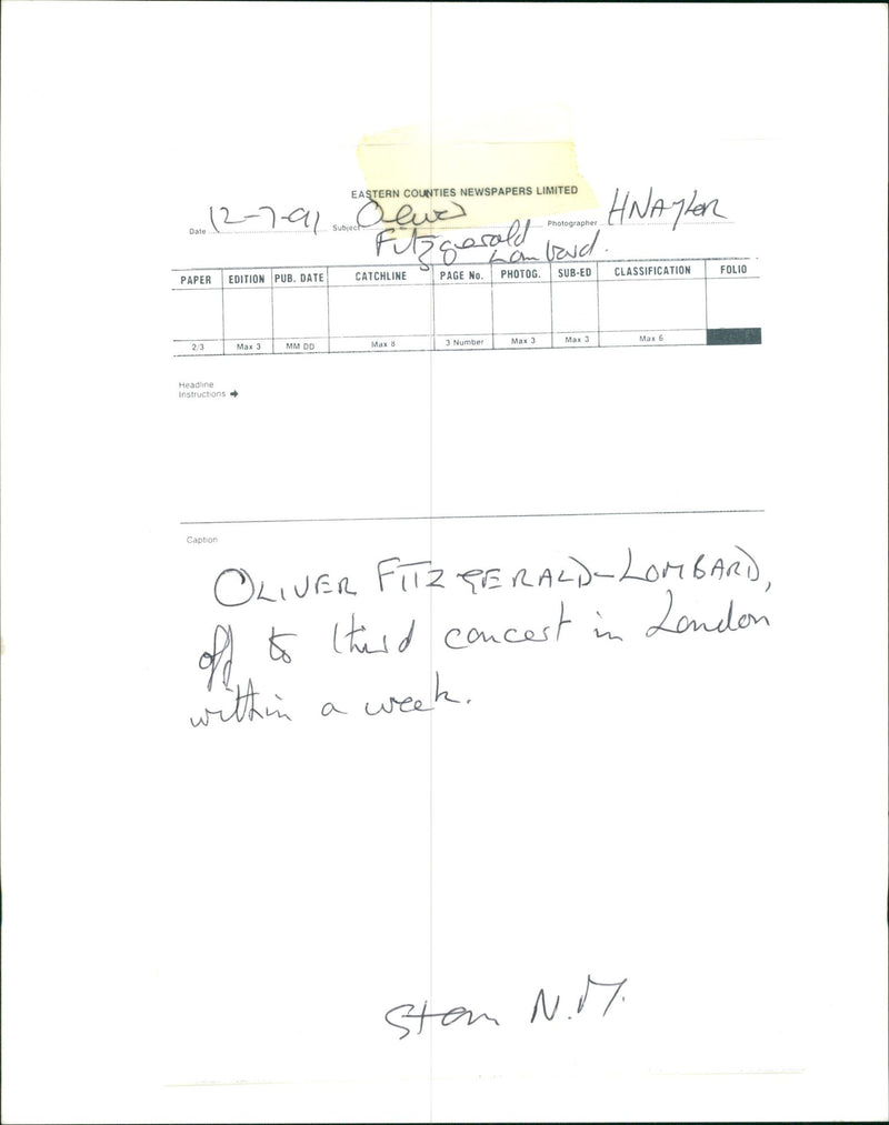 MUSIC INSTRUMENTS - Vintage Photograph