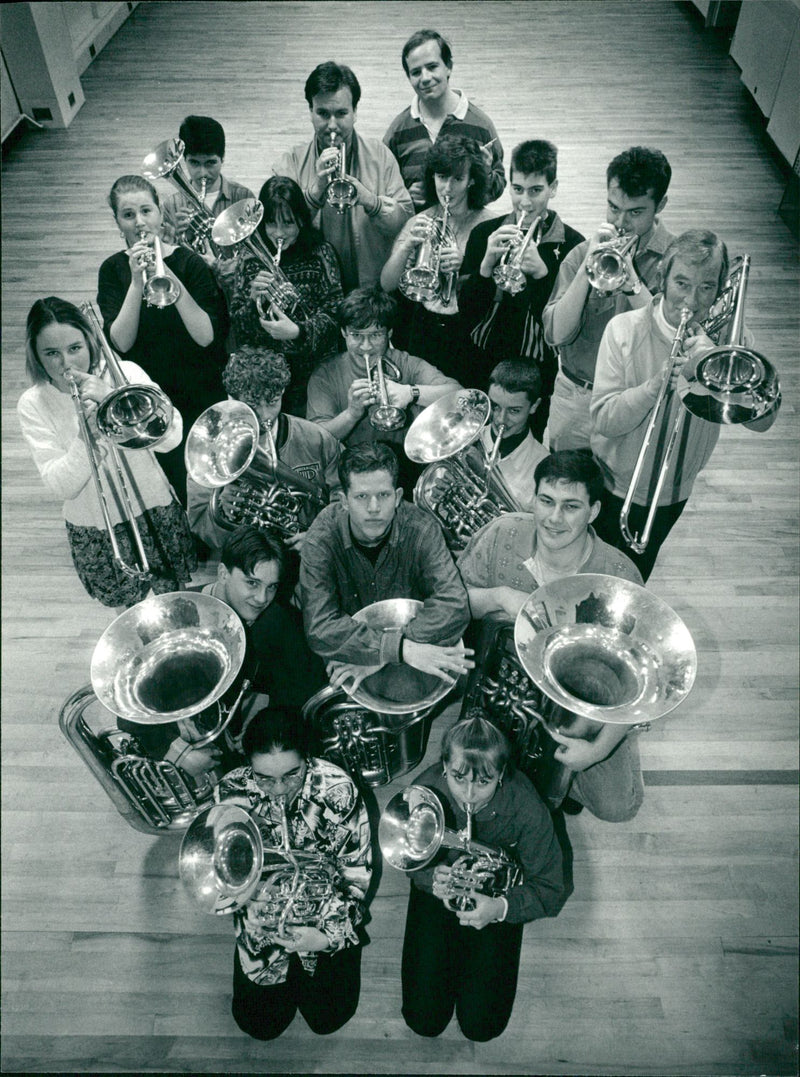 MUSIC INSTRUMENTS - Vintage Photograph